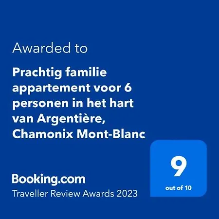 Lejlighed Prachtig Familie Voor 6 Personen In Het Hart Argentiere, Mont-blanc Chamonix